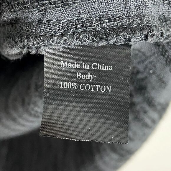 Toofan Top Womens Small Gray Lagenlook Button Up Pockets Textured‎ Woven Classic - Picture 5 of 7